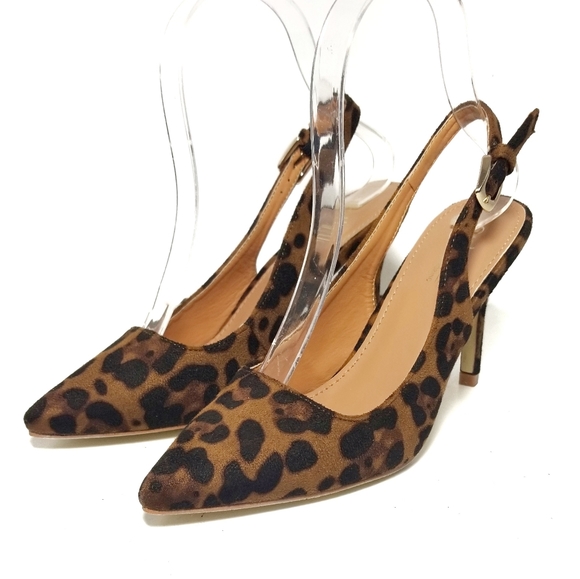 strappy cheetah heels